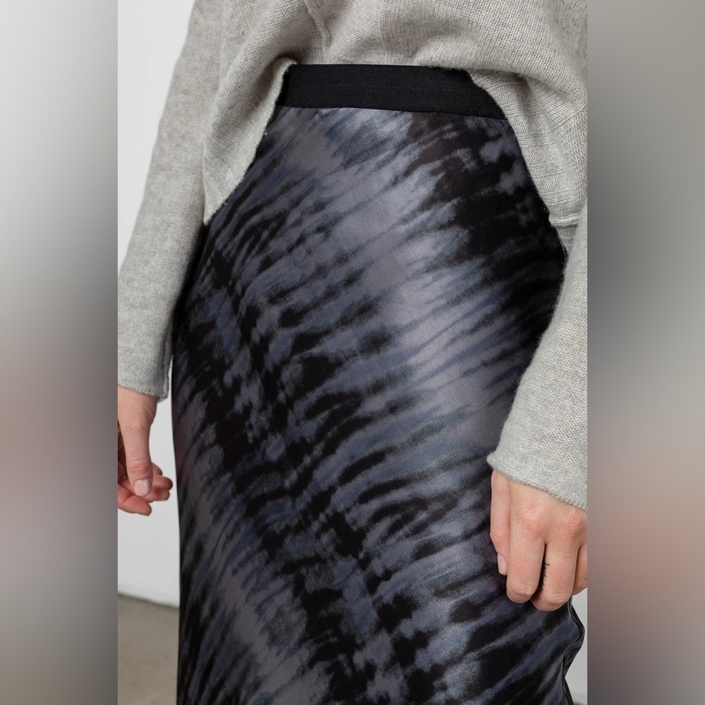‼️RARE‼️🎸RAILS🎸🔥NWT🔥Berlin Midi Skirt in Black Tide— S - Picture 6 of 15